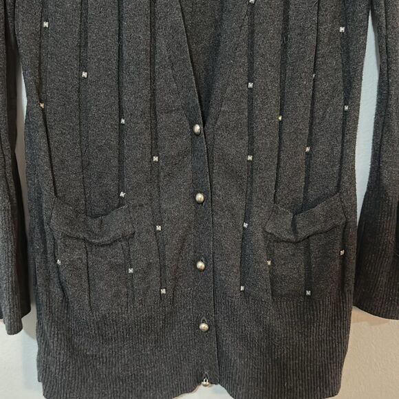 Candie’s Studded Y2K Cardigan XL - Picture 4 of 6